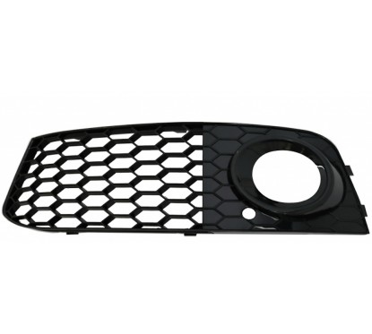 2x Grilles anti brouillard Audi A4 B8 Look RS4 Noir brillant (07-11)