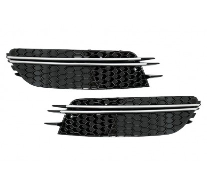 2x Grilles de pare choc avant Audi A6 C7 4G (12-15)