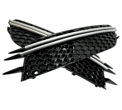 2x Grilles de pare choc avant Audi A6 C7 4G (12-15)