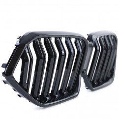 2x Grilles de Calandre BMW X6 G06 M Performance Brillant