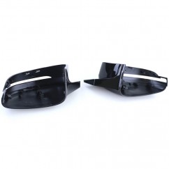 2x Coques rétroviseurs Noir laqué BMW Série 5, 7 G30 G31 G11 G12 (17+)