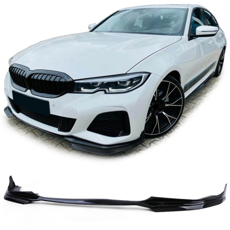 Rajout de pare choc avant Bmw série 3 G20 G21 (18+) noir brillant