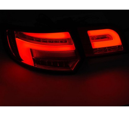 2x Feux arrières LED Noir fumés Audi A3 8P Sportback (08-12)