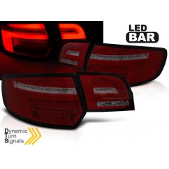 2x Feux arrières LED Noir fumés Audi A3 8P (08-12)