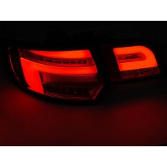 2x Feux arrières LED Noir fumés Audi A3 8P (08-12)