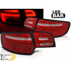 2x Feux arrières LED Noir fumés Audi A3 8P (08-12)