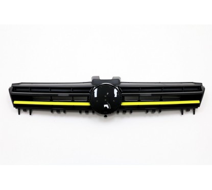Calandre adaptable sur Golf VII R Design Jaune (12-17)