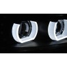 2x Phares Angel Eyes noir BMW Série 3 E90/E91 09-11
