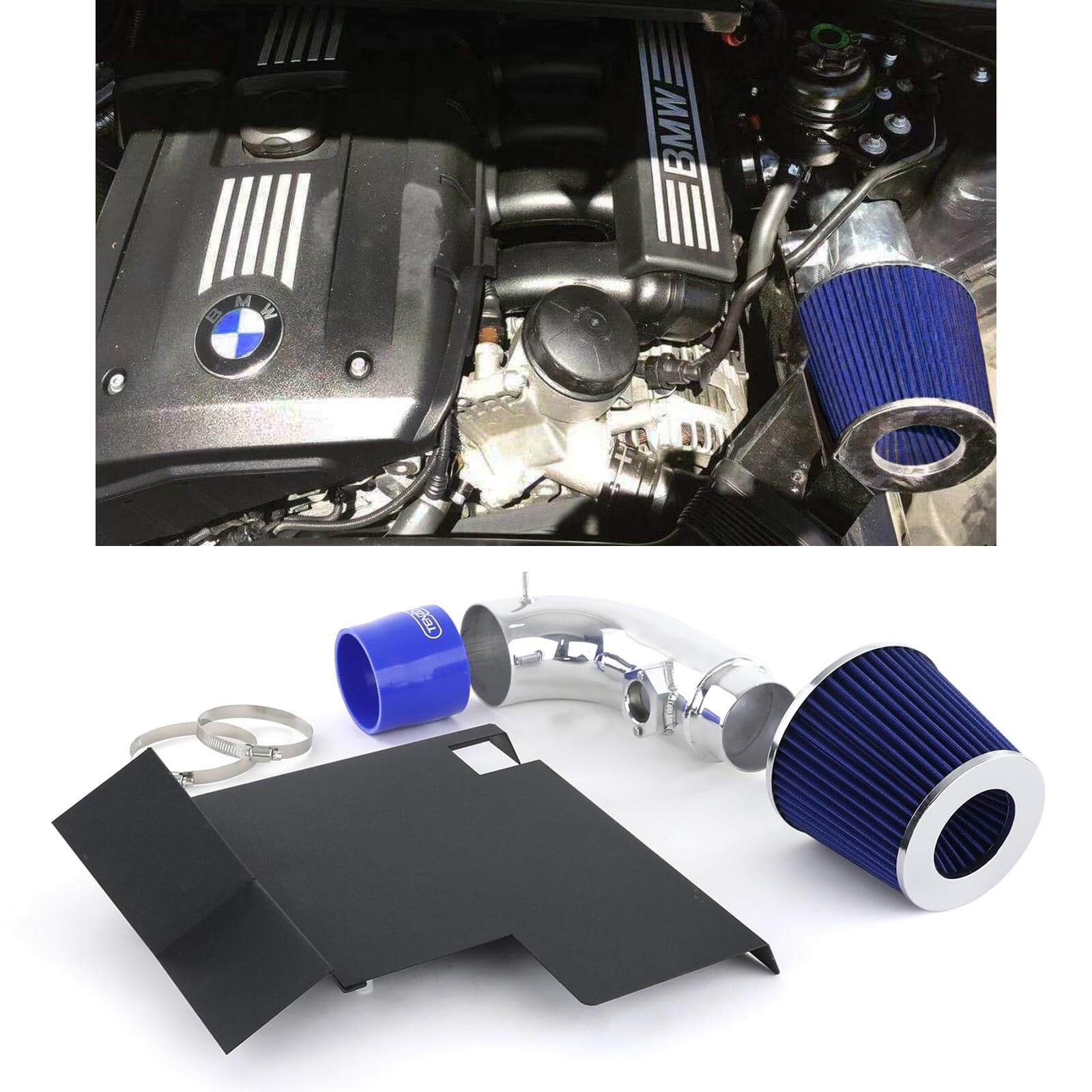 Kit filtre à air sport BMW Série 1 et 3 E90 E92 E81 E87 (moteur