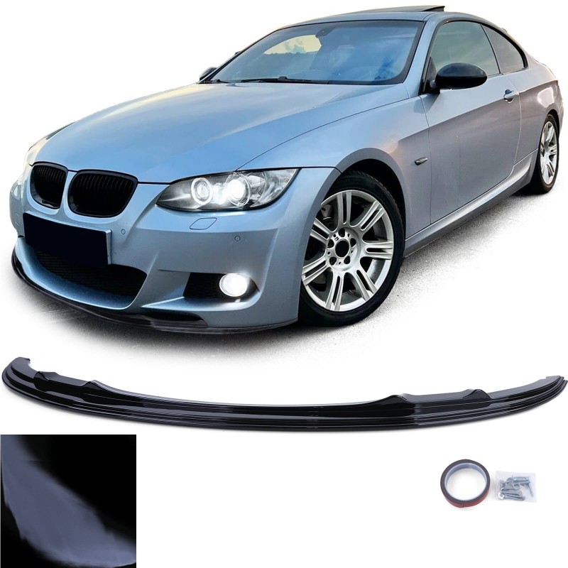 Rajout de pare choc Noir brillant Bmw Série 3 E92 E93 (06-10) Avec Pack M