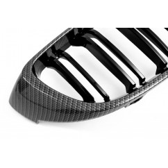2x Grilles de Calandre look carbone BMW Série 4 F32 F33 F36 F82 (13-17)