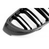 2x Grilles de Calandre look carbone BMW Série 4 F32 F33 F36 F82 (13-17)