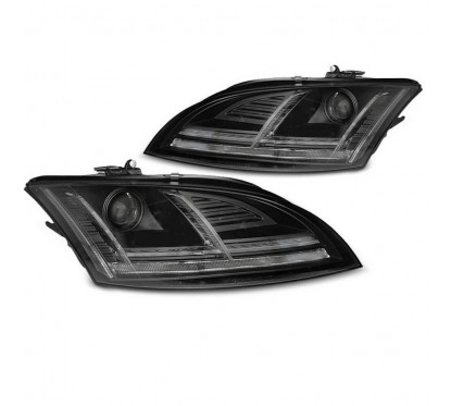 2x Phares avants LED Noir fumé Audi TT 8J (10-14)