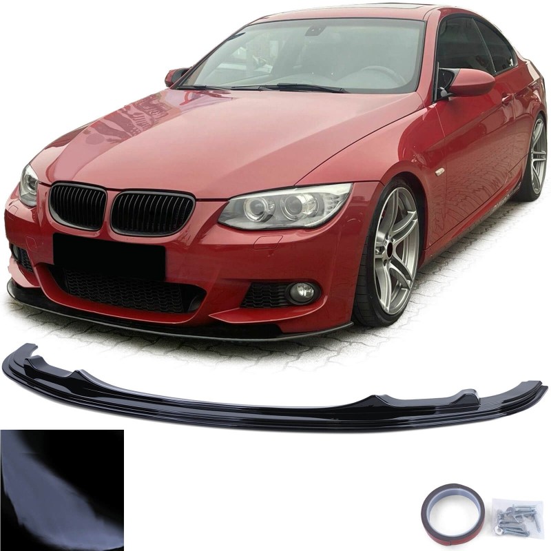 Rajout de pare choc Noir brillant Bmw Série 3 E92 E93 (10-13) Avec Pack M