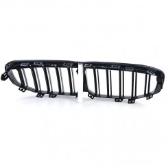 2x Grilles de Calandre Noir Brillant BMW Série 1 F40 (19+)