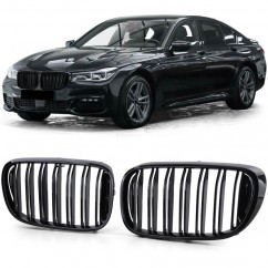 2x Grilles de noir brillant BMW Série 7 G11 G12 15-18