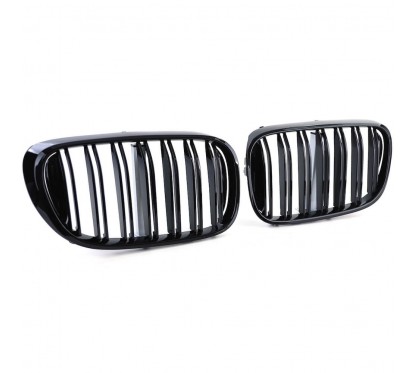 2x Grilles de calandre noir brillant BMW Série 7 G11 G12 (15-18)
