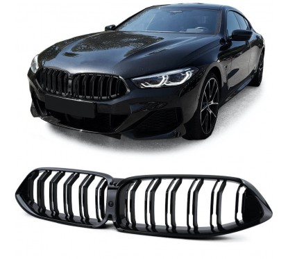 2x Grilles de noir brillant BMW Série 8 G14 G15 G16 18 +