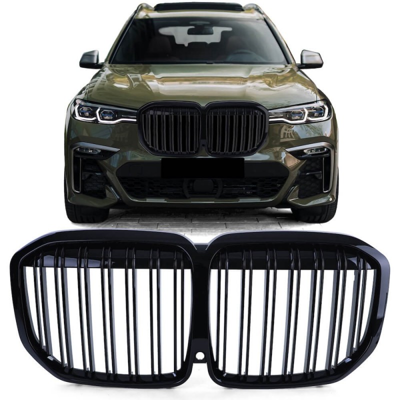 Grille de calandre noir brillant BMW X7 G07 (19+)