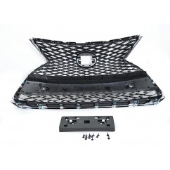 Calandre Lexus RX Noir Brillant et chrome 19+