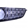 Calandre Mercedes Classe C W204 C63 Amg Look Noir brillant et chrome 11-14