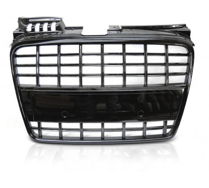 Calandre Audi A4 B7 Look S4 Noir brillant (04-08)