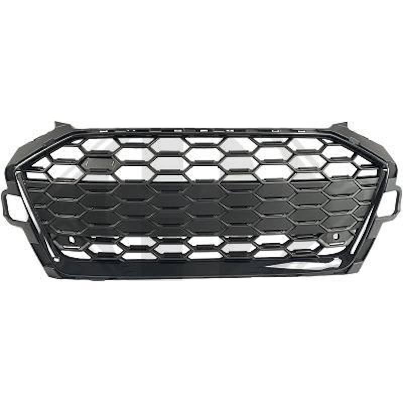 Calandre Sport Grille Noir Mat Compatible Avec A4 S4 B6 8E 2000-2004 - 6