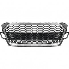 Calandre Audi A5 S5 Noir brillant et chrome 19+