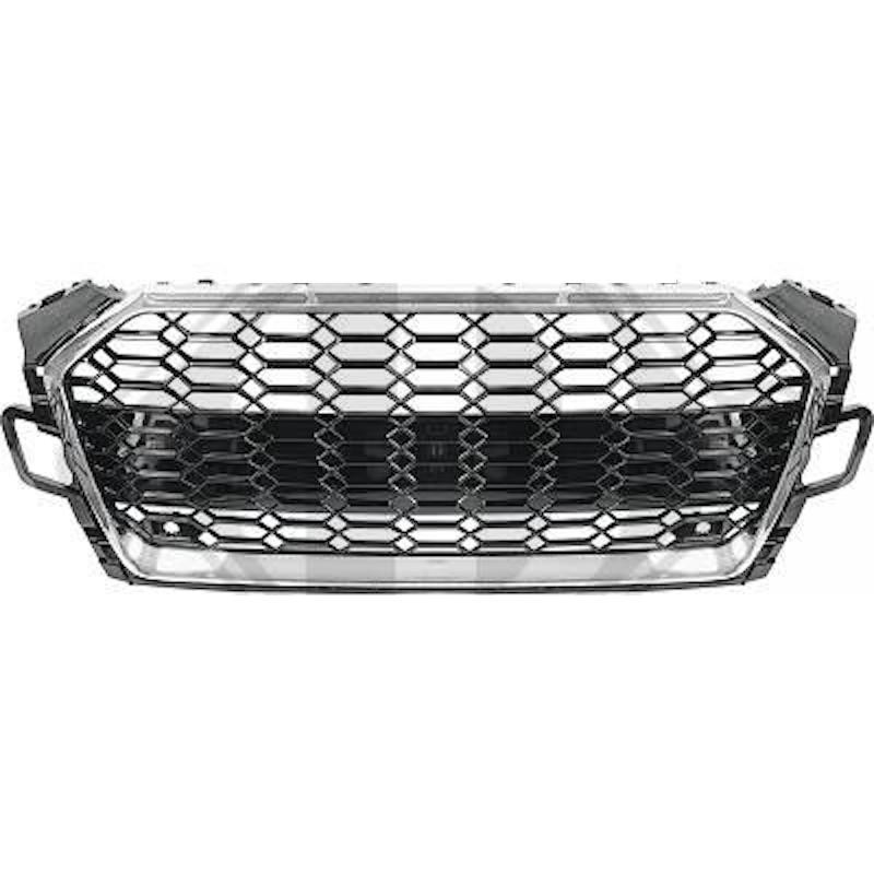 Calandre adaptable sur Audi A5 S5 Noir et chrome (19-24) Calandre adaptable sur Audi A5 S5 Noir et chrome (19-24)