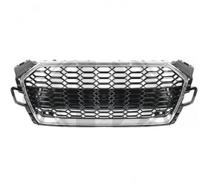 Calandre Audi A5 S5 Noir brillant et chrome 19+