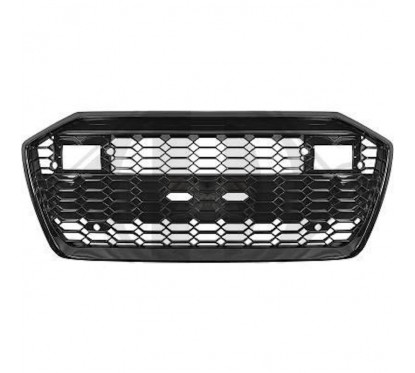 Calandre Audi A6 Look RS6 Noir brillant 18+