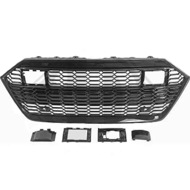 Calandre adaptable sur Audi A7 Look RS7 Noir brillant (18+)