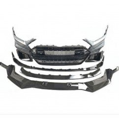 Pare choc + Calandre noir brillant Audi A7 18+