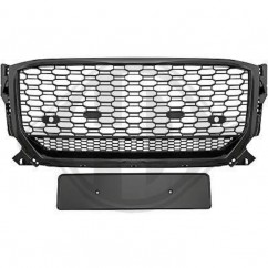 Calandre Audi Q2 Look RSQ2 Noir brillant 16+