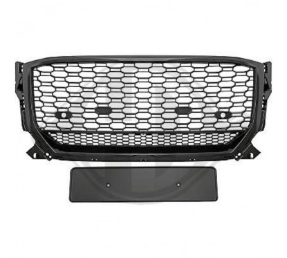 Calandre Audi Q2 Look RSQ2 Noir brillant 16+