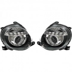 2x Phares avants Fiat 500 Angel Eyes (07-15)