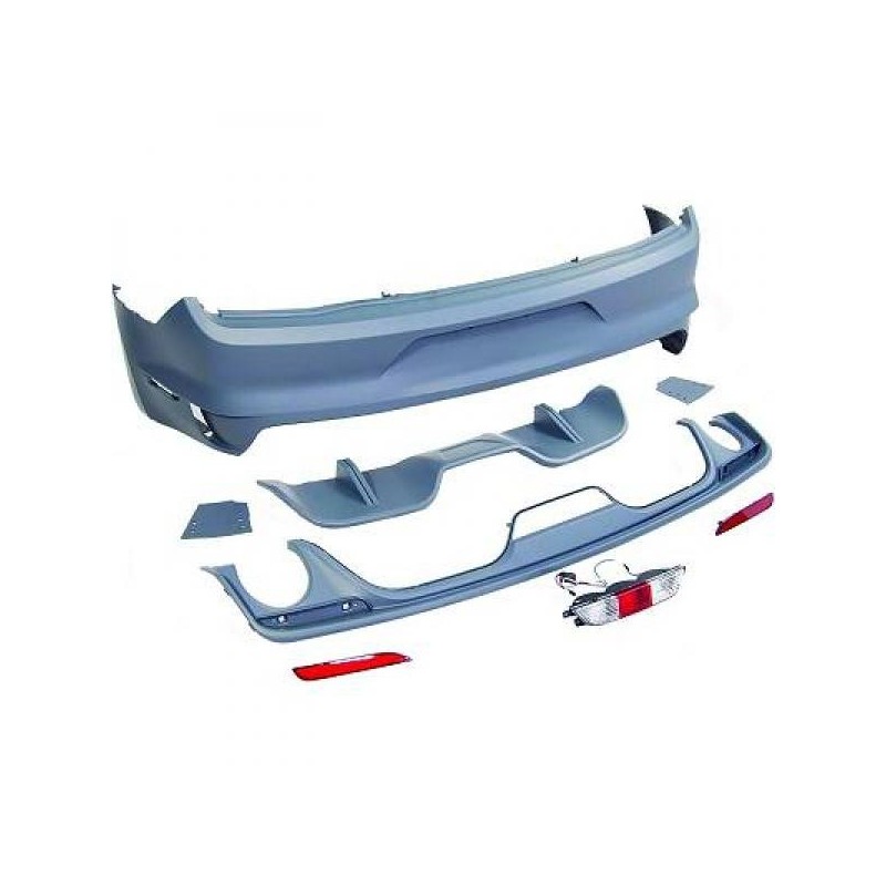 Pare choc arrière Ford Mustang (14+) 1+1 sorties d'échappements