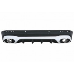 Diffuseur et échappements chrome Mercedes GLB X247 20+