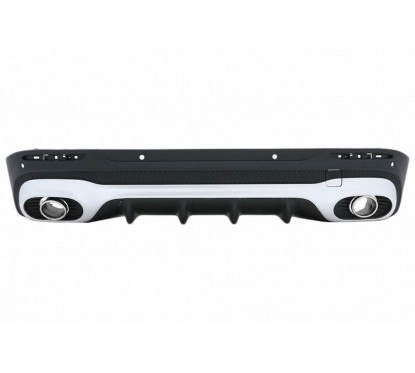 Diffuseur et échappements chrome Mercedes GLB X247 20+