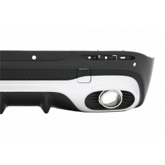 Diffuseur et échappements chrome Mercedes GLB X247 20+