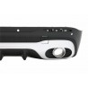 Diffuseur et échappements chrome Mercedes GLB X247 20+
