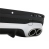 Diffuseur et échappements 2+2 chrome Mercedes GLB X247 20+