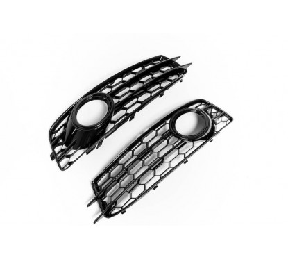 2x Grilles de pare choc avant Audi A3 8P S-Line Facelift 08-12
