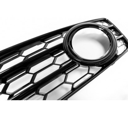 2x Grilles de pare choc avant Audi A3 8P Facelift (08-12) avec Pack S-Line