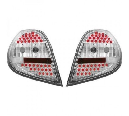 2x Feux arrières chrome Renault Clio 3 (05-09)