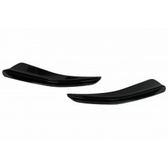 2x Rajouts d'ailes noir laqué adaptables sur VW Golf 8 GTI / R-Line (20+)