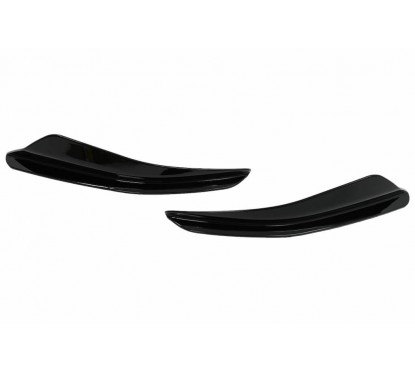 2x Rajouts d'ailes noir laqué adaptables sur VW Golf 8 GTI / R-Line (20+)