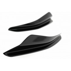 2x Rajouts d'ailes noir laqué adaptables sur VW Golf 8 GTI / R-Line (20+)