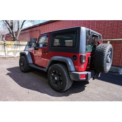 2x Marches Pieds Jeep Wrangler Rubicon JK (07-17)