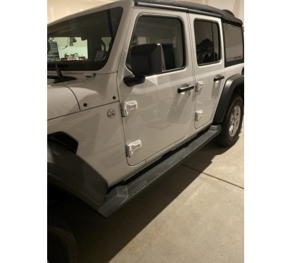 2x Marchepieds Jeep Wrangler JL (18+) 5 portes